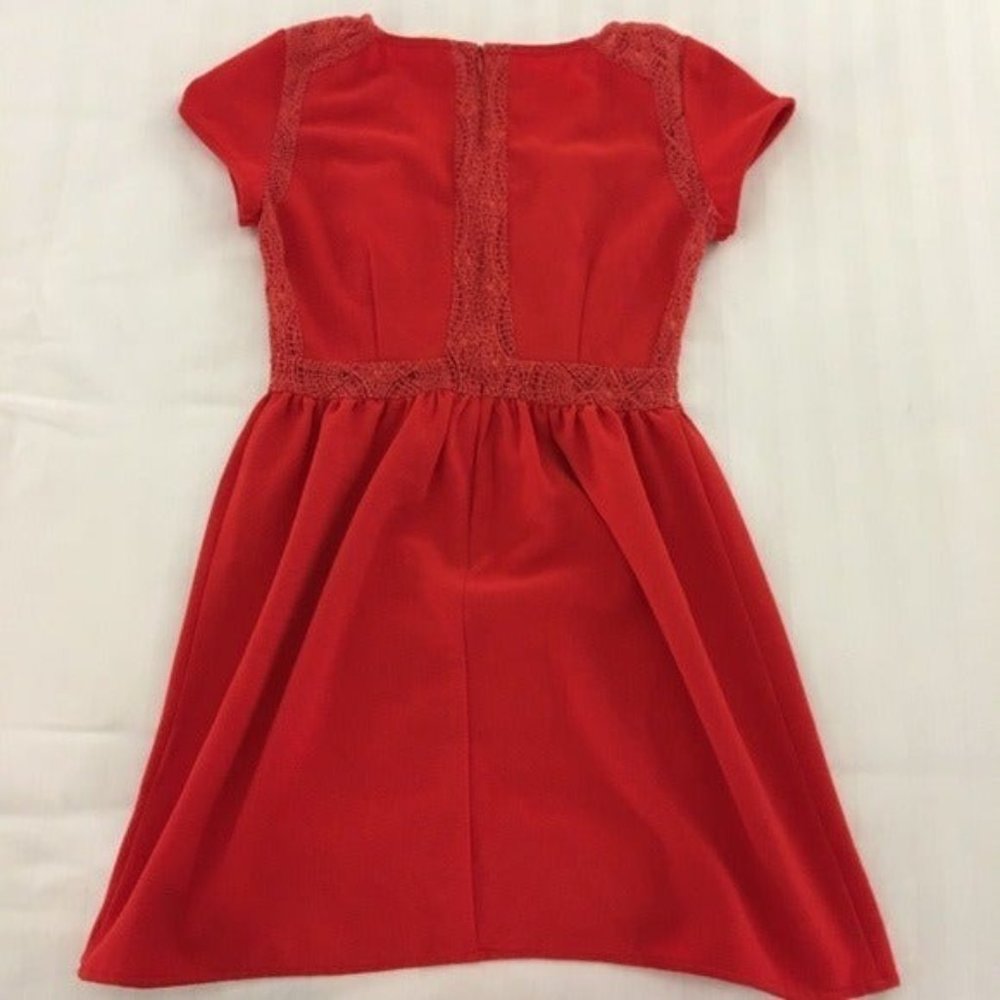 Anthropologie Pins & Needles Red Dress - Picture 3 of 11